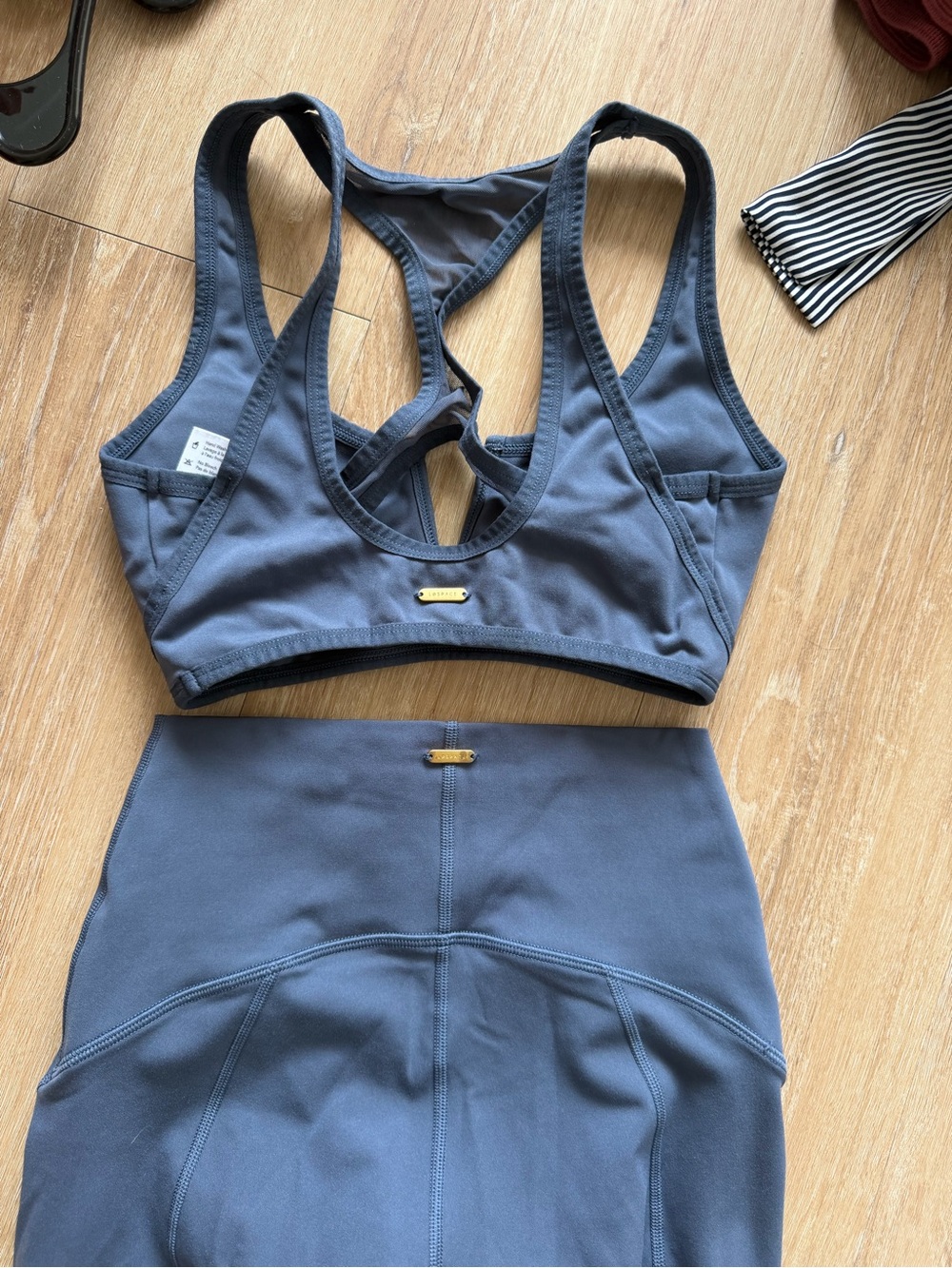 Matching L*Space Set - Legging & Sports Bra w/ Mesh Detail